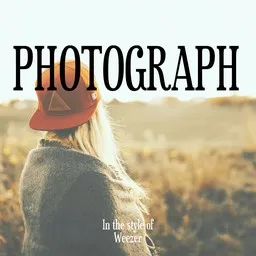 Cover art for Photograph - Weezer karaoke version