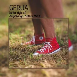 Cover art for Gerua - Antara Mitra,Arijit Singh karaoke version