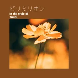 Cover art for ビリミリオン - Yuuri (優里) karaoke version