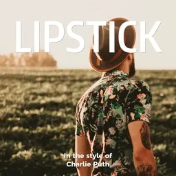 Cover art for Lipstick - Charlie Puth karaoke version