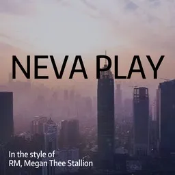 Karaokekappaleen Neva Play - Megan Thee Stallion,RM kansikuva