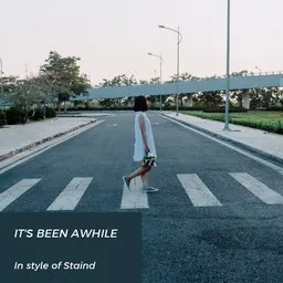 Cover art for It's Been Awhile - Staind karaoke version