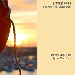 Cover art for Little Miss Can't Be Wrong - Spin Doctors karaoke version