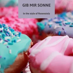Omslagsbild för Gib mir Sonne - Rosenstolz karaokeversion