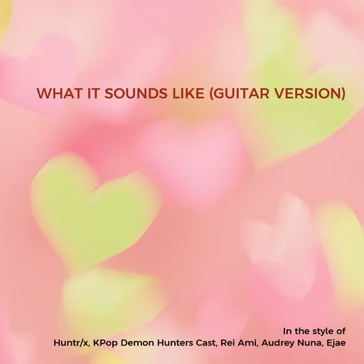 What It Sounds Like (Guitar Version) - Karaoke