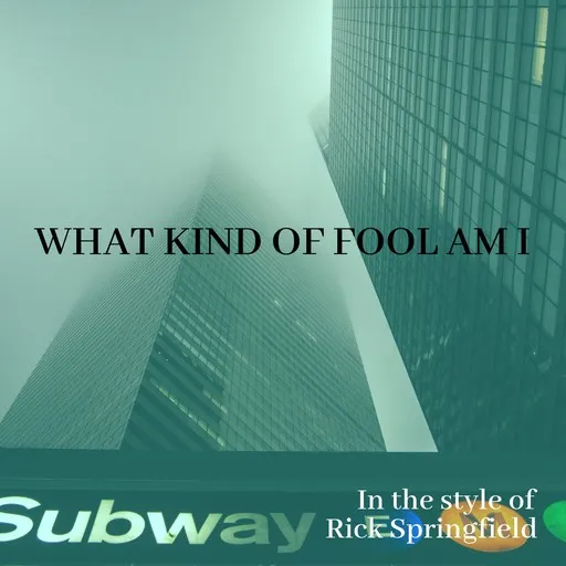Karaoke What Kind Of Fool Am I von Rick Springfield — mit Songtext mitsingen auf Singa