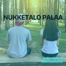 Karaokekappaleen Nukketalo palaa - Olavi Uusivirta kansikuva