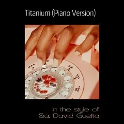 Omslagsbild för Titanium (Piano Version) - David Guetta,Sia karaokeversion