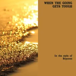 Titelbild für When the Going Gets Tough - Boyzone Karaoke-Version