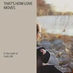 Karaokekappaleen That's How Love Moves - Faith Hill kansikuva