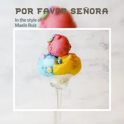 Cover art for Por Favor Señora - Maelo Ruiz karaoke version