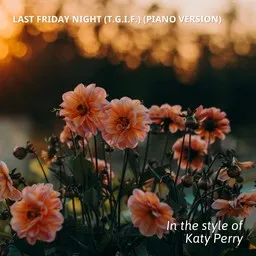 Omslagsbild för Last Friday Night (T.G.I.F.) (Piano Version) - Katy Perry karaokeversion