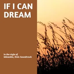 Cover art for If I Can Dream - Elvis Soundtrack,Måneskin karaoke version