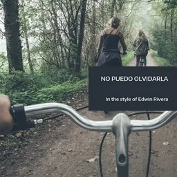 Cover art for No Puedo Olvidarla - Edwin Rivera karaoke version