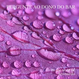 Omslagsbild för Pergunte Ao Dono Do Bar - Leonardo karaokeversion