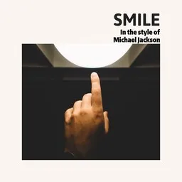 Cover art for Smile - Michael Jackson karaoke version