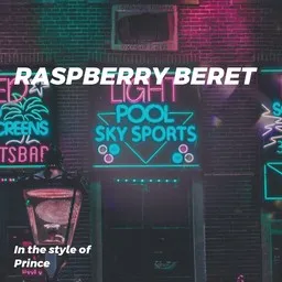 Cover art for Raspberry Beret - Prince,The Revolution karaoke version