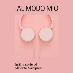 Cover art for Al Modo Mio - Alberto Vázquez karaoke version