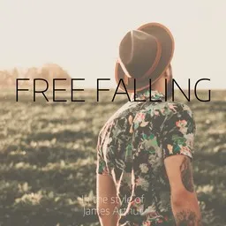 Omslagsbild för Free Falling - James Arthur karaokeversion