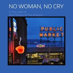 Omslagsbild för No Woman, No Cry - Bob Marley & The Wailers karaokeversion