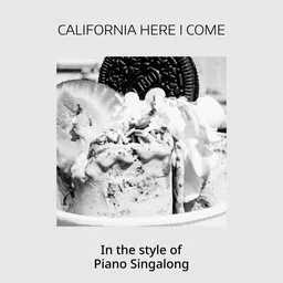 Cover art for California Here I Come - Piano Singalong karaoke version