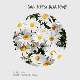 Cover art for Saari Duniya Jalaa Denge - Animal (The movie),B Praak karaoke version