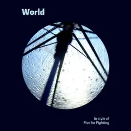 Cover art for World - Five for Fighting karaoke version