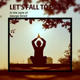 Titelbild für Let's Fall To Pieces - George Strait Karaoke-Version