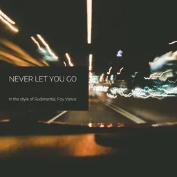 Titelbild für Never Let You Go - Foy Vance,Rudimental Karaoke-Version