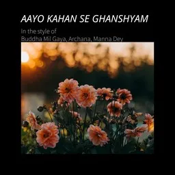 Karaokekappaleen Aayo Kahan Se Ghanshyam - Archana,Buddha Mil Gaya,Manna Dey kansikuva