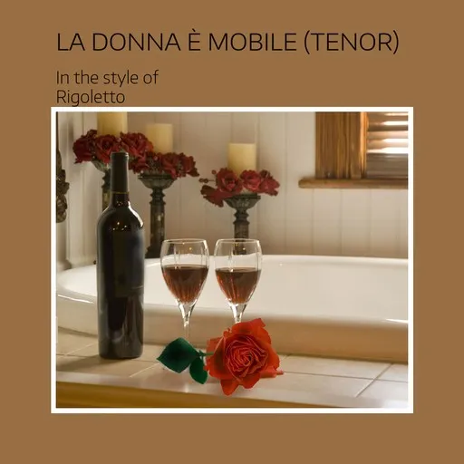 La donna è mobile (Tenor) - Karaoke