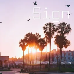 Cover art for Sign (JP text) - Flow karaoke version