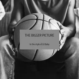 Cover art for The Bigger Picture - Lil Baby karaoke version
