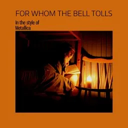 Karaokekappaleen For Whom the Bell Tolls - Metallica kansikuva