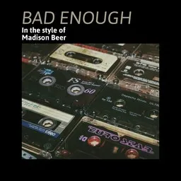 Karaokekappaleen Bad Enough - Madison Beer kansikuva
