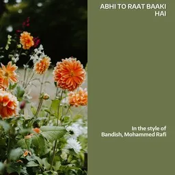 Omslagsbild för Abhi To Raat Baaki Hai - Bandish,Mohammed Rafi karaokeversion