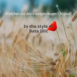 Cover art for Mädchen mit den traurigen Augen (Original) - Bata Illic karaoke version