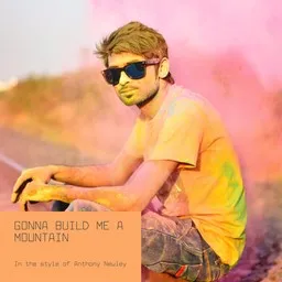 Omslagsbild för Gonna Build Me a Mountain - Anthony Newley karaokeversion