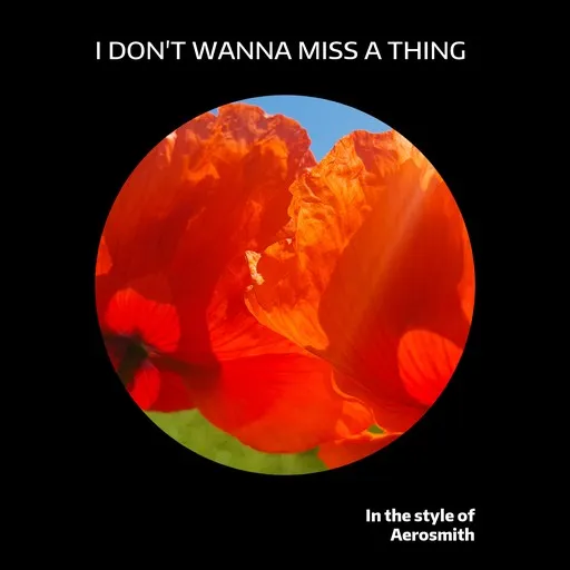 I Don't Wanna Miss A Thing - Karaoke