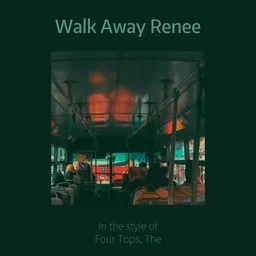 Cover art for Walk Away Renee - The Four Tops karaoke version