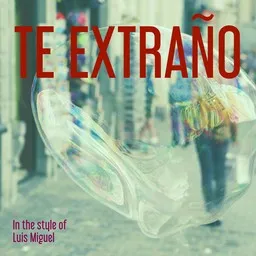 Cover art for Te Extraño - Luis Miguel karaoke version