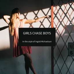 Cover art for Girls Chase Boys - Ingrid Michaelson karaoke version