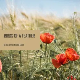 Cover art for Birds of a Feather - Billie Eilish karaoke version