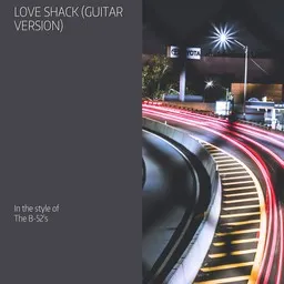 Titelbild für Love Shack (Guitar Version) - The B-52's Karaoke-Version