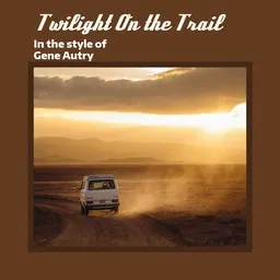 Cover art for Twilight On the Trail - Gene Autry karaoke version