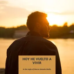Cover art for Hoy He Vuelto A Vivir - Marco Antonio Muñiz karaoke version