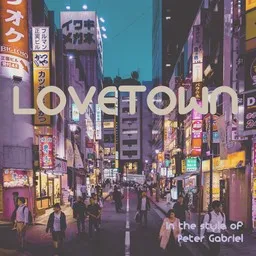 Karaokekappaleen Lovetown - Peter Gabriel kansikuva