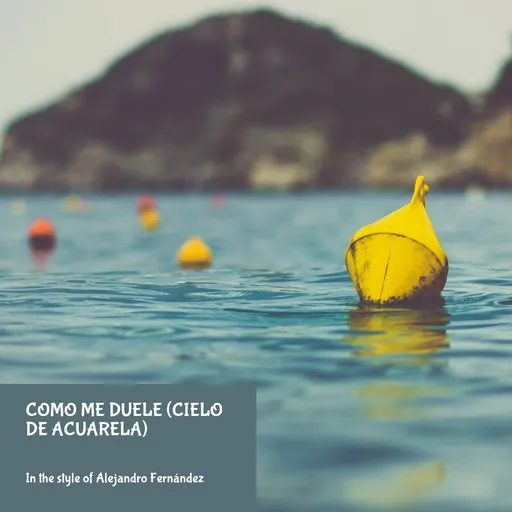 Como Me Duele (Cielo De Acuarela) - Karaoke