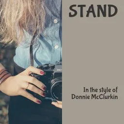 Cover art for Stand - Donnie McClurkin karaoke version