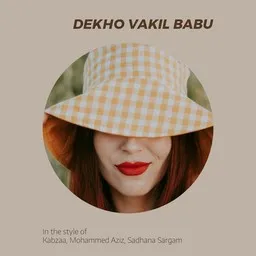 Omslagsbild för Dekho Vakil Babu - Kabzaa,Mohammed Aziz,Sadhana Sargam karaokeversion